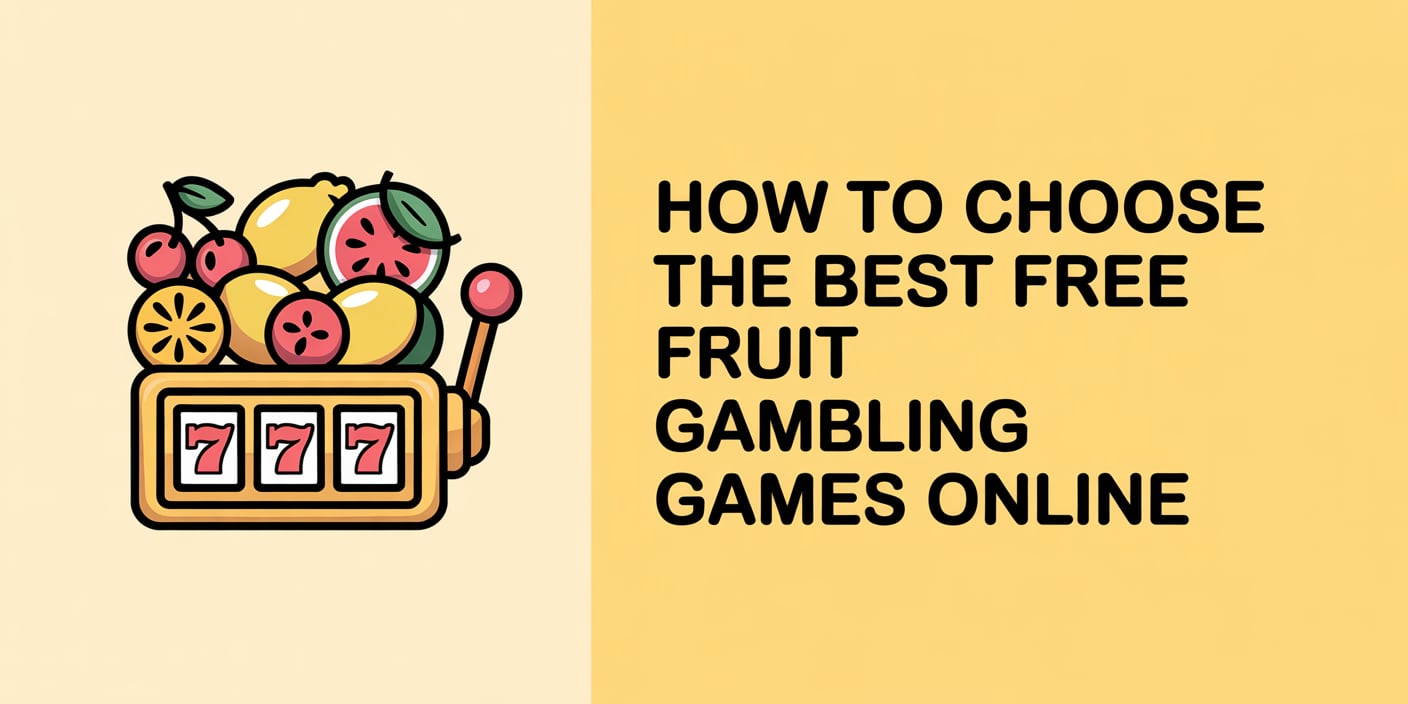 How to Choose the Best Free Fruit Gambling Games Online