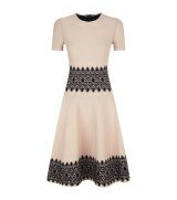 Donna | Alexander McQueen Lace Circle Jacquard Mini Dress
