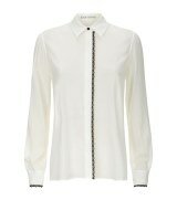 Donna | Alice + Olivia Carley Lace Trim Blouse