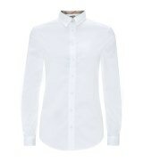 Donna | Burberry Brit Check Cuff Stretch Cotton Shirt