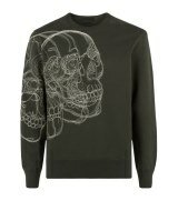 Uomo | Alexander McQueen Embroidered Skull Sweatshirt