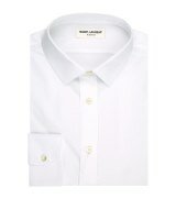 Uomo | Saint Laurent Signature Yves Collar Poplin Shirt