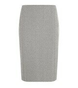 Donna | Armani Collezioni Knitted Herringbone Pencil Skirt