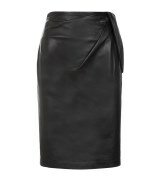 Donna | Diane von Furstenberg Roxanne Leather Front Skirt