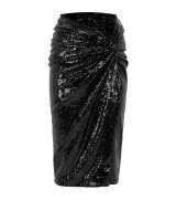 Donna | Donna Karan Twist Front Sequin Skirt