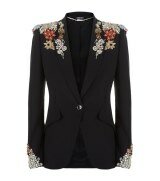 Donna | Alexander McQueen Embellished Crepe Jacket