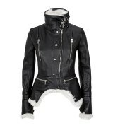 Donna | Alexander McQueen Shearling Lined Leather Jacket
