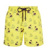 Uomo | Vilebrequin Embroidered Sail Boat Moorea Swim Shorts