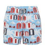 Uomo | Vilebrequin Beach Hut Print Moorea Swim Shorts
