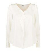 Donna | Armani Collezioni Silk Blend Long Sleeve Top