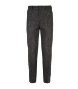 Uomo | Acne Studios Aron T Tweed Grey Melange Trousers