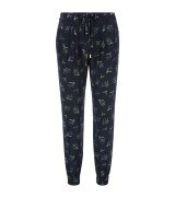 Donna | Juicy Couture Palm Print Silk Trousers