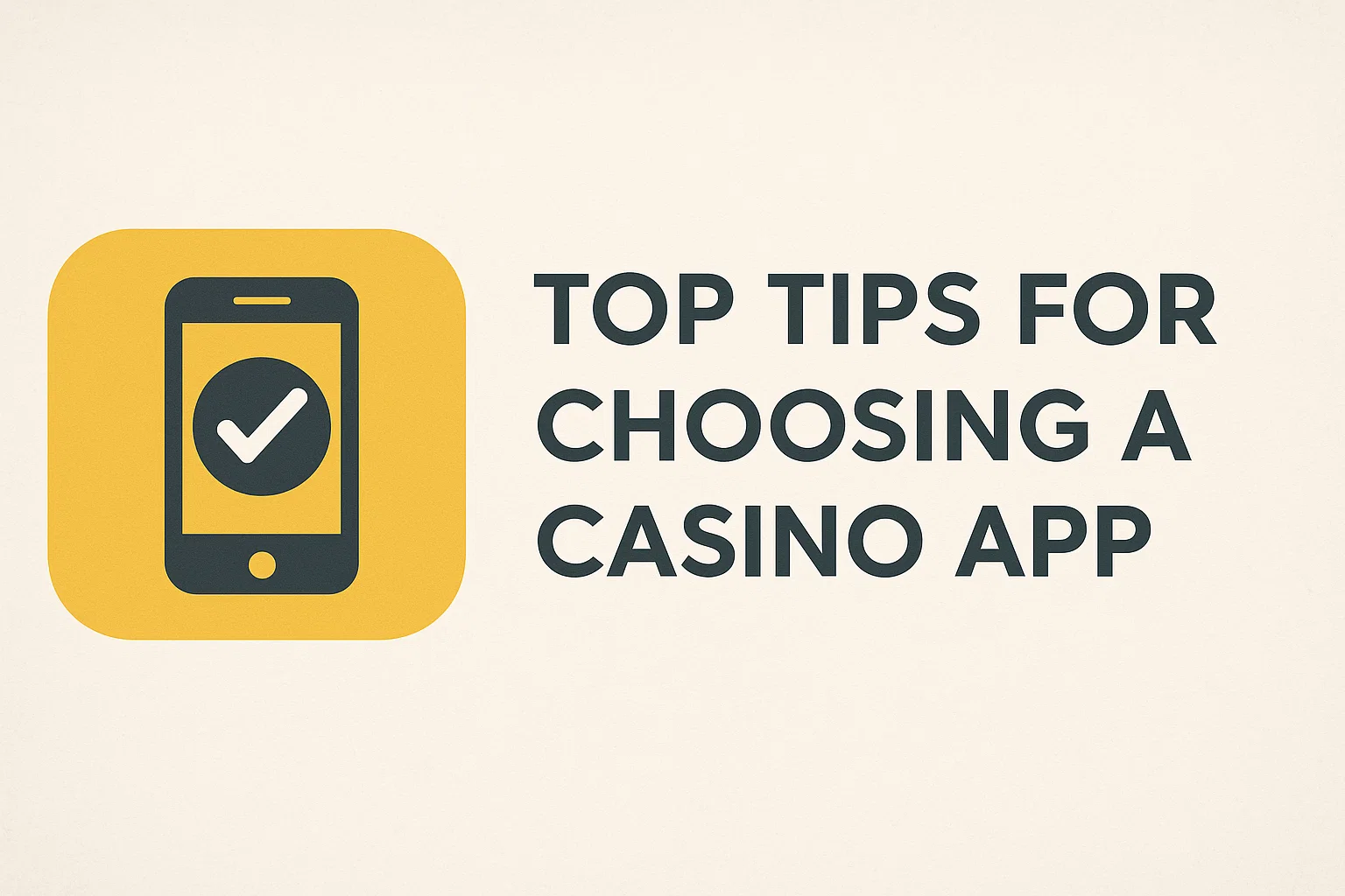 Top Tips for Choosing a Casino App